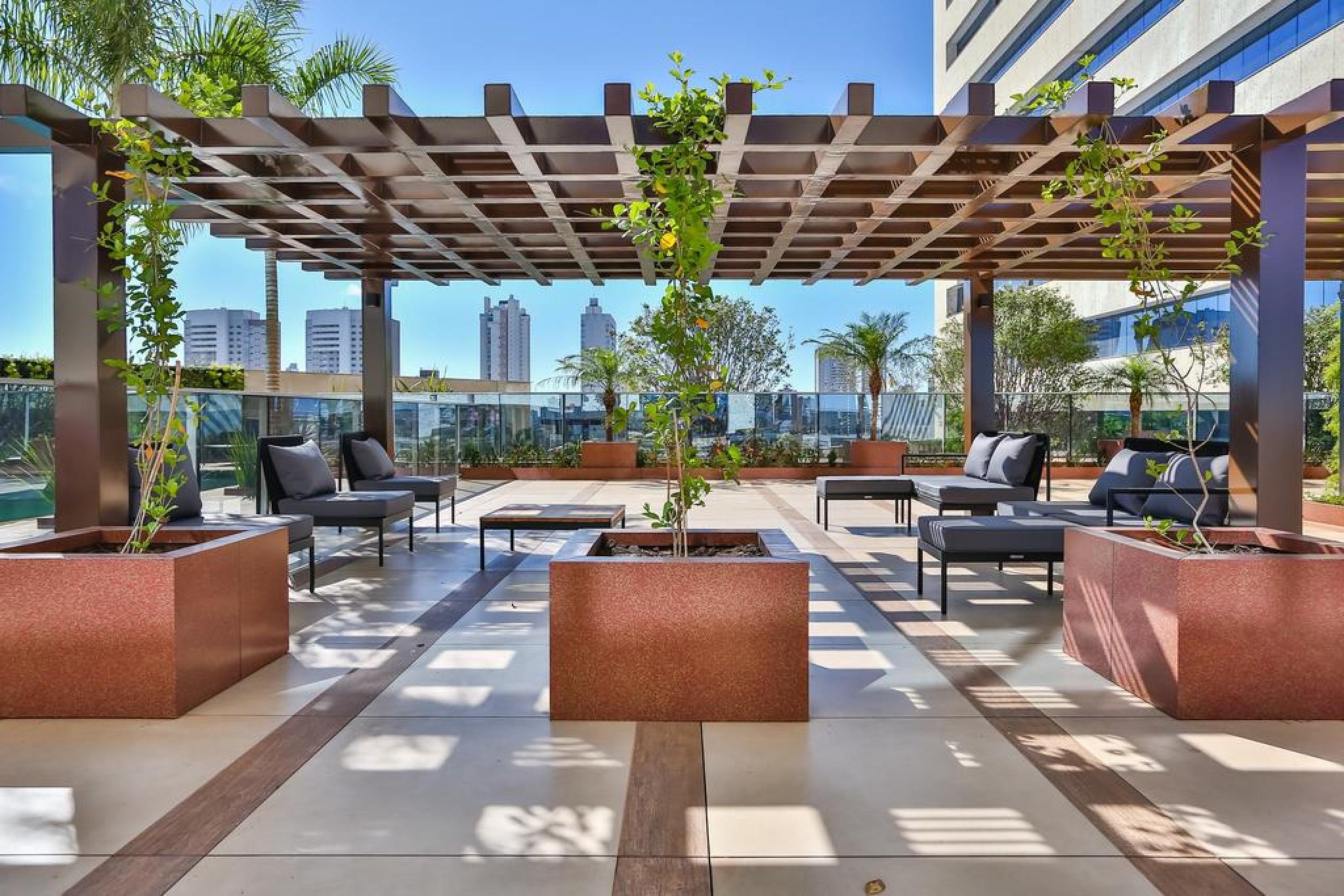 Transamerica Collection Goiânia Exteriör bild Rooftop garden
