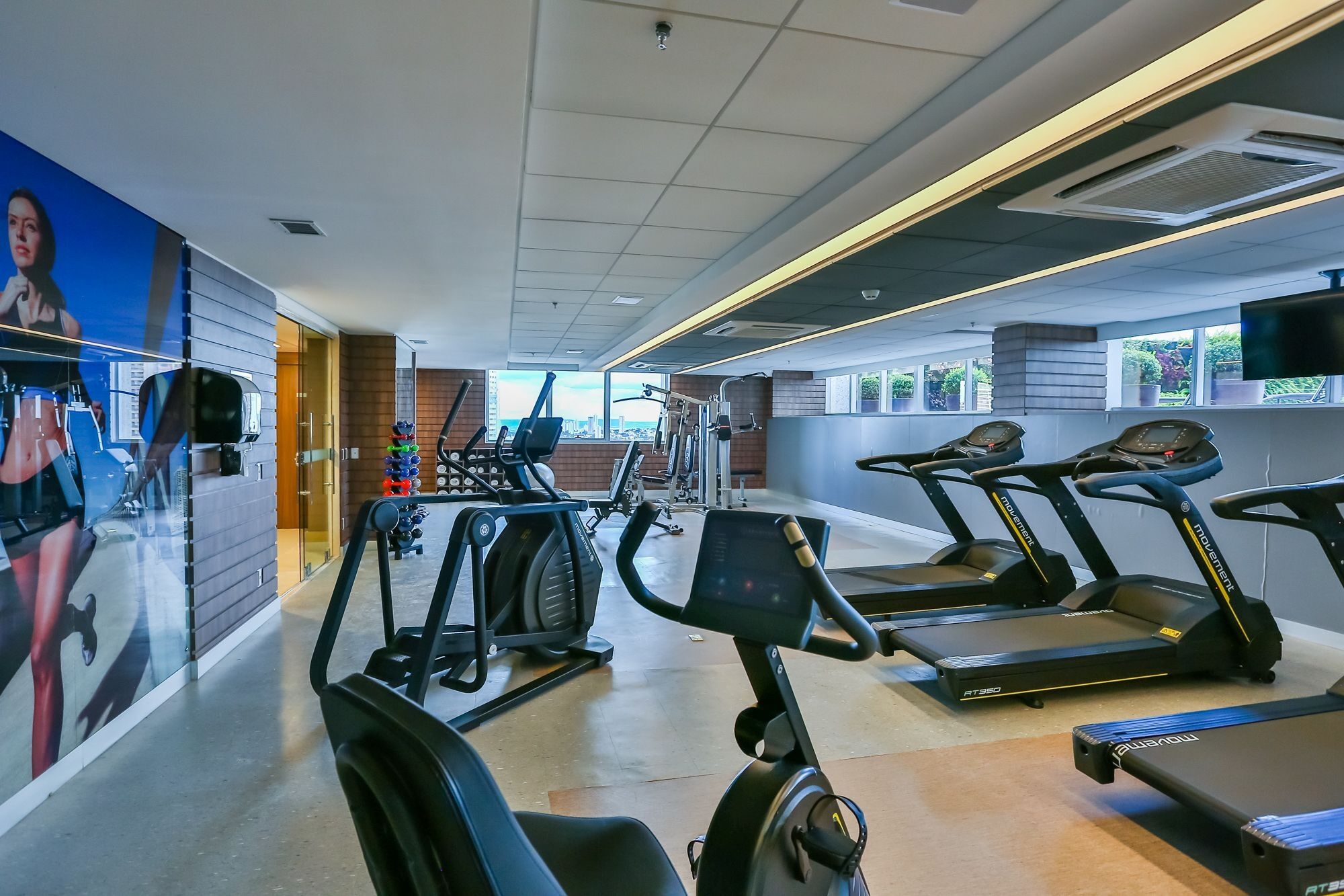 Transamerica Collection Goiânia Exteriör bild The gym at the hotel